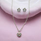 J Pearls Elegant 925 Silver Pendant Set | Swadesiicart