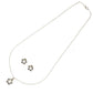 J Pearls Elegant 925 Silver Pendant Set | Swadesiicart