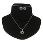J Pearls Elegant 925 Silver Pendant Set | Swadesiicart