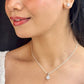 J Pearls Sophisticated 925 Silver Pendant Set | Swadesiicart