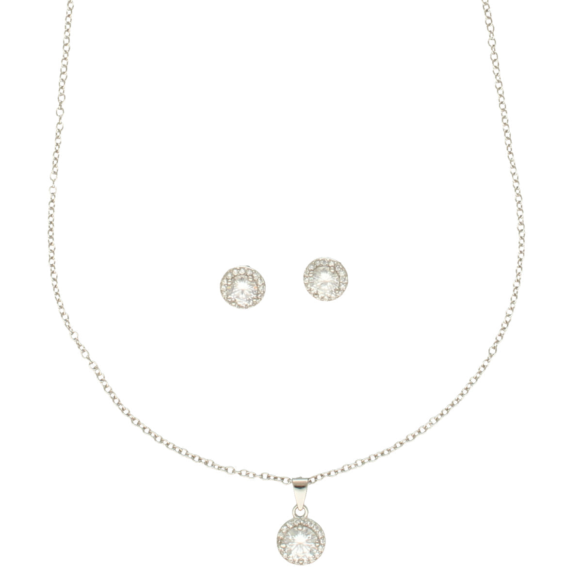 J Pearls Sophisticated 925 Silver Pendant Set | Swadesiicart