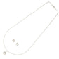 J Pearls Sophisticated 925 Silver Pendant Set | Swadesiicart