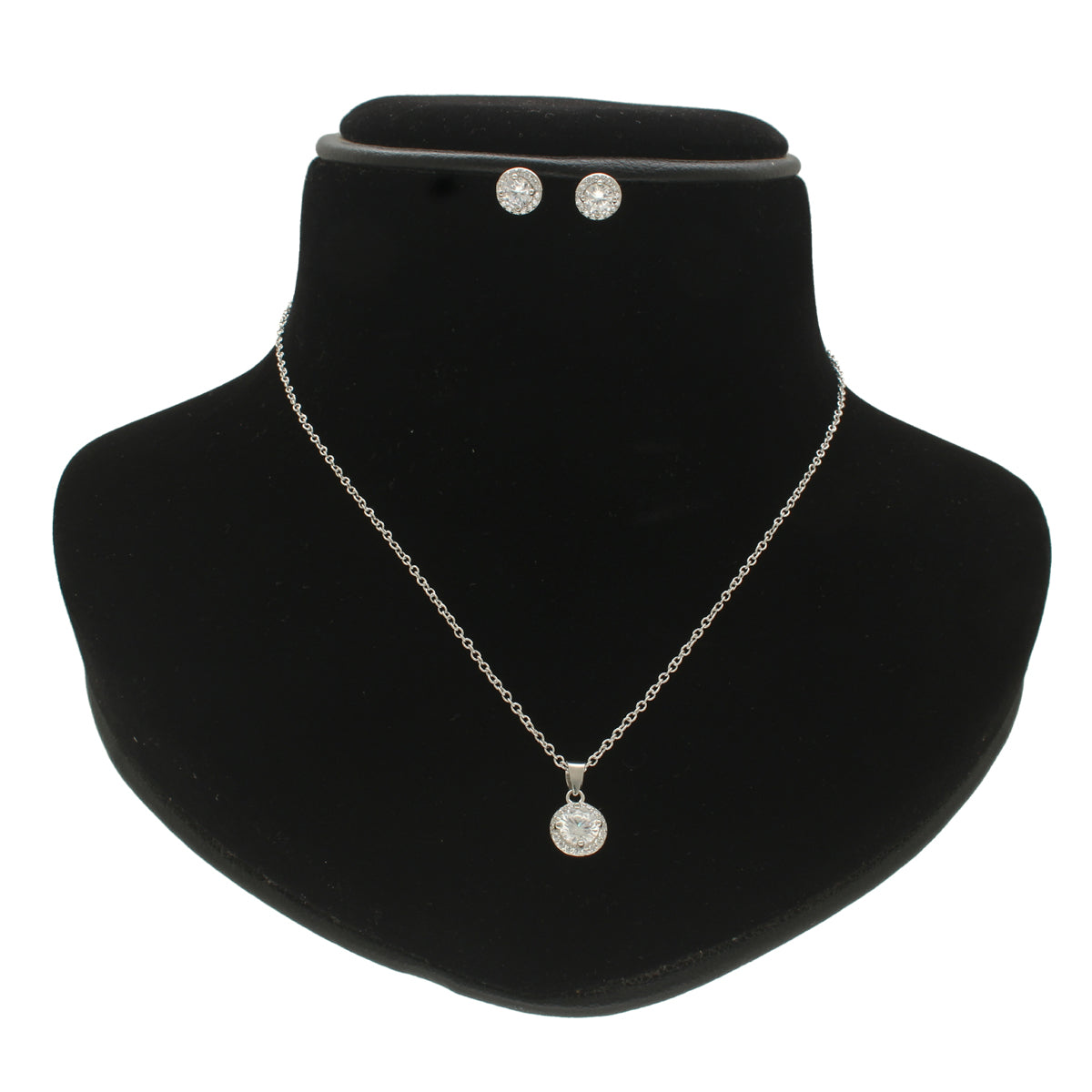 J Pearls Sophisticated 925 Silver Pendant Set | Swadesiicart