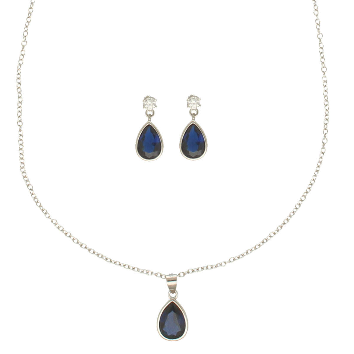 J Pearls Intricate 925 Silver Designer Pendant Set | Swadesiicart