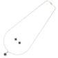 J Pearls Minimalist 925 Silver Pendant Set | Swadesiicart