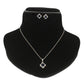 J Pearls Minimalist 925 Silver Pendant Set | Swadesiicart