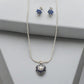 J Pearls Trendy 925 Silver Pendant Set | Swadesiicart