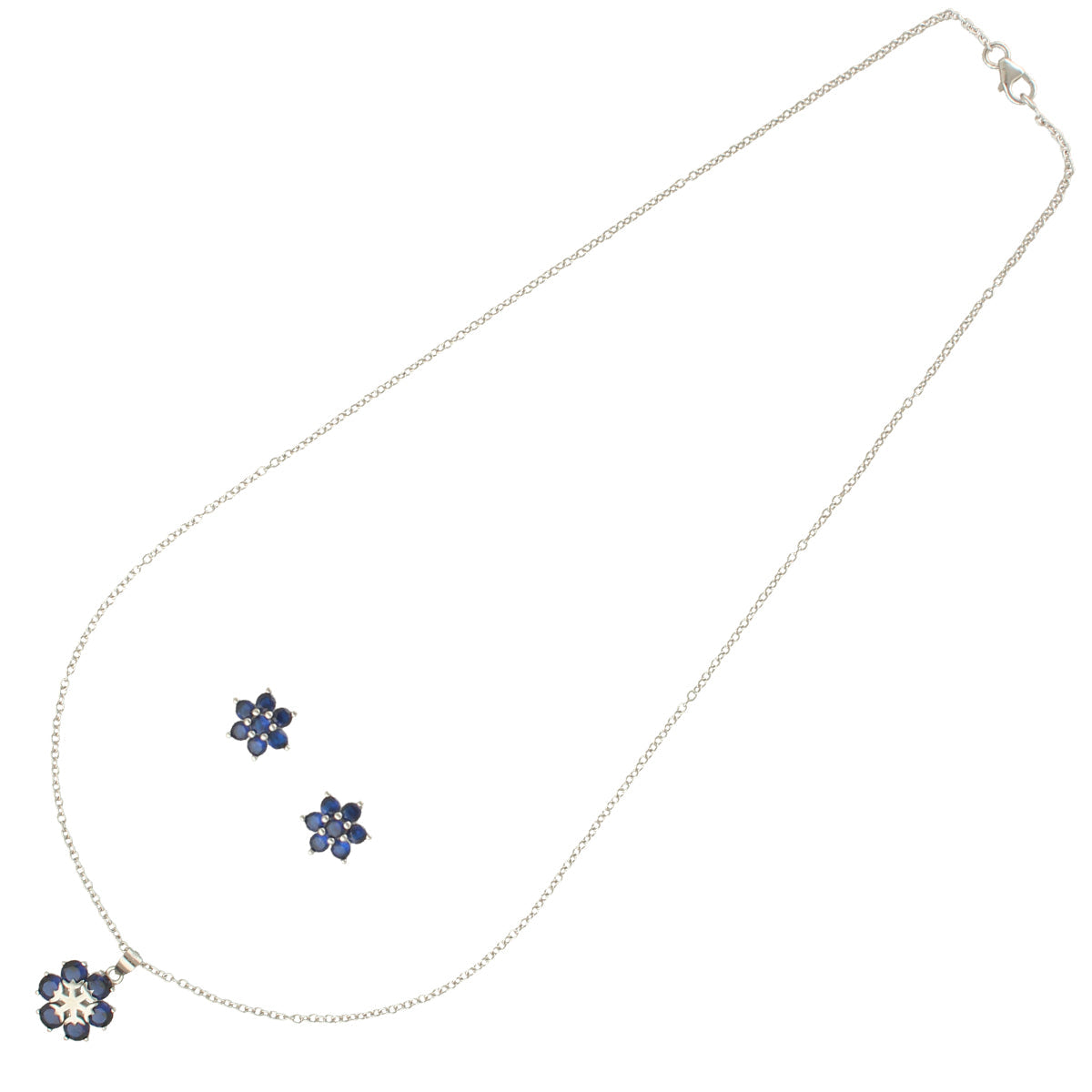 J Pearls Trendy 925 Silver Pendant Set | Swadesiicart