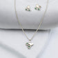 J Pearls Designer 925 Silver Pendant Set Jewelry | Swadesiicart