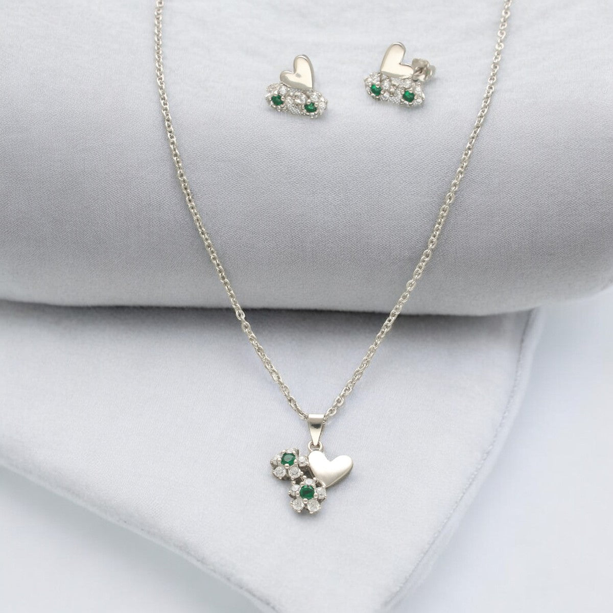J Pearls Designer 925 Silver Pendant Set Jewelry | Swadesiicart