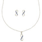 J Pearls Artistic 925 Sterling Silver Pendant Set | Swadesiicart