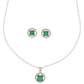 J Pearls Luxury 925 Sterling Silver Pendant Set | Swadesiicart