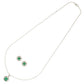 J Pearls Luxury 925 Sterling Silver Pendant Set | Swadesiicart