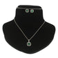 J Pearls Luxury 925 Sterling Silver Pendant Set | Swadesiicart