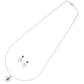 J Pearls Unique 925 Sterling Silver Pendant Set | Swadesiicart