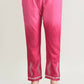 Joban Fashion Womens Cotton ChikanKari pink Kurta set - Swadesiicart