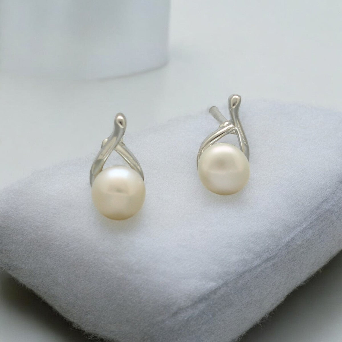 J Pearls Liora Pearl Earrings Pack 3 - Swadesiicart