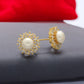 J Pearls Caralin Pearl Earrings Pack 2 - Swadesiicart