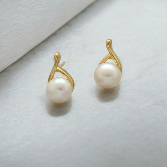 J Pearls Zuri Pearl Earrings Pack 4 - Swadesiicart