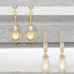 J Pearls Vyom Pearl Earrings Pack 2 - Swadesiicart