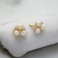 J Pearls Larisa Pearl Earrings Pack 2 - Swadesiicart