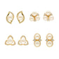 J Pearls Tanay Pearl Earrings Pack 4 - Swadesiicart