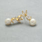 J Pearls Hansin Pearl Earrings Pack 3 - Swadesiicart