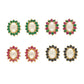 J Pearls Lubov Pearl Earrings Pack 4 - Swadesiicart