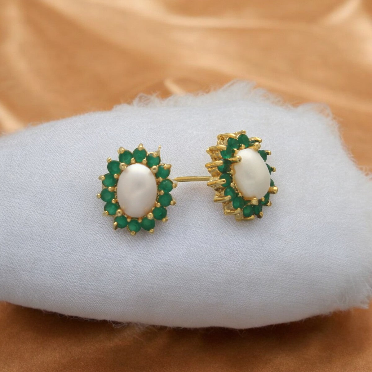 J Pearls Lubov Pearl Earrings Pack 4 - Swadesiicart