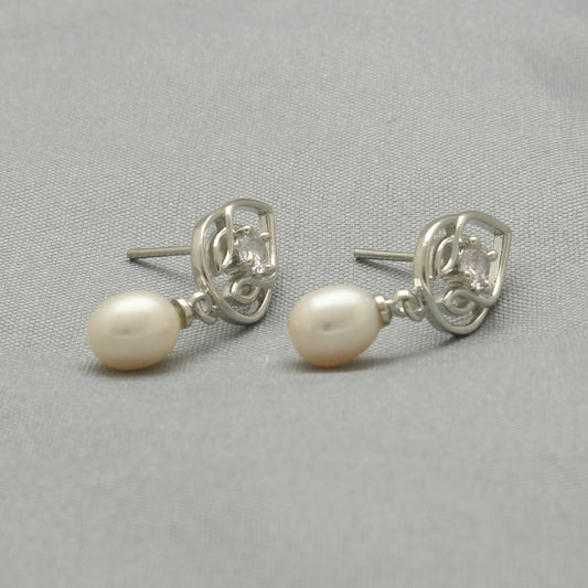 J Pearls Girik Pearl Earrings Pack 4 - Swadesiicart