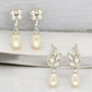 J Pearls Hansa Pearl Earrings Pack 2 - Swadesiicart