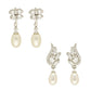 J Pearls Hansa Pearl Earrings Pack 2 - Swadesiicart