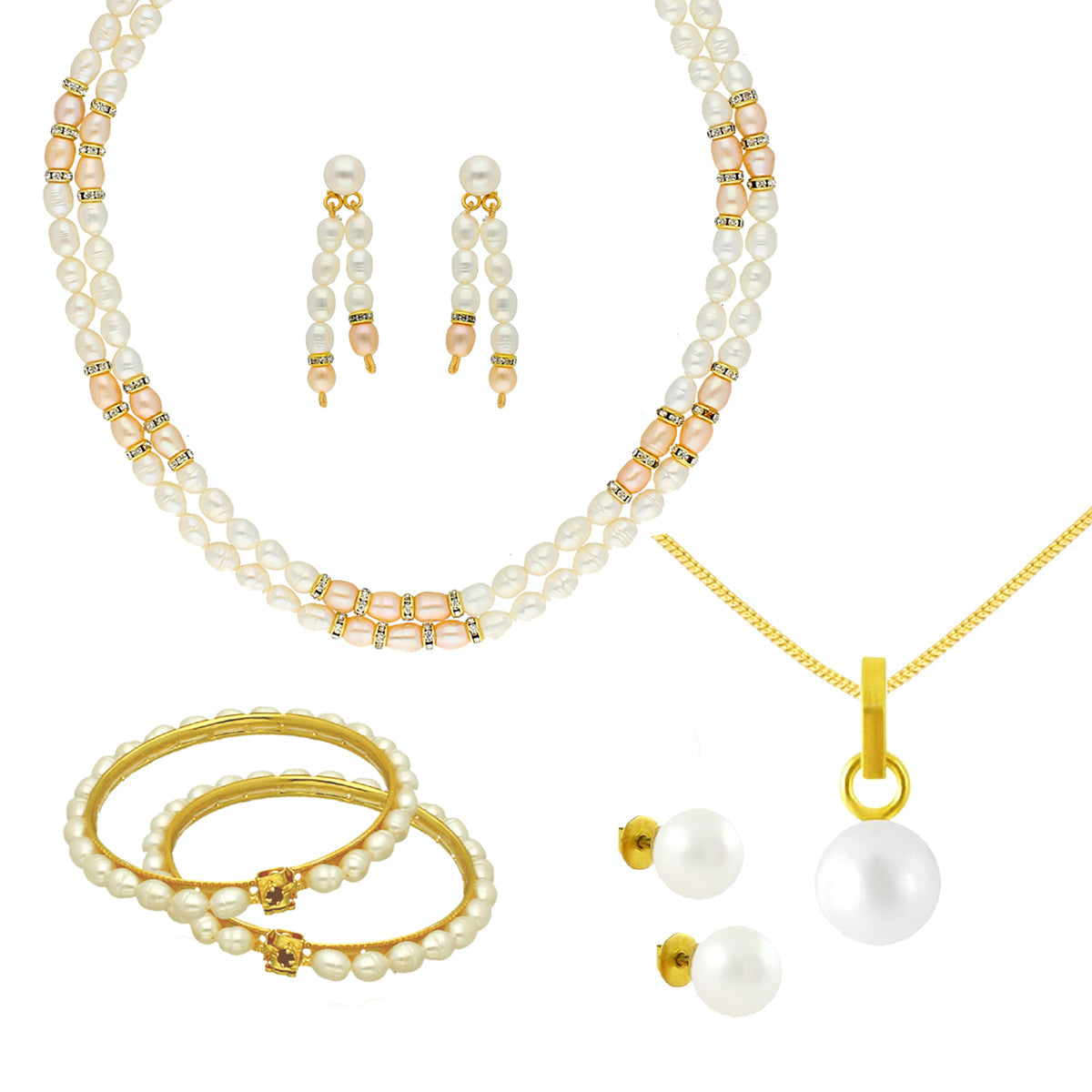 J Pearls Amazing Pearl Combo Set - Swadesiicart