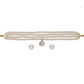 J Pearls Iha 4 Lines Round Pearl Choker Set | Swadesiicart