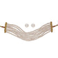 J Pearls Qiyara 7 Lines Baroque Pearl Choker Set | Swadesiicart