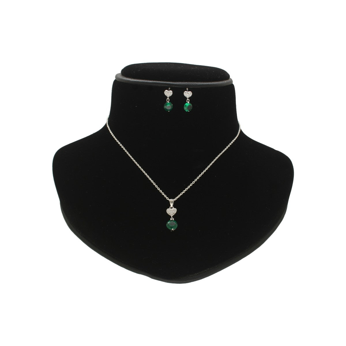 J Pearls Luvya 925 Silver Pendant Set | Swadesiicart