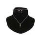 J Pearls Clara 925 Silver Pendant Set | Swadesiicart