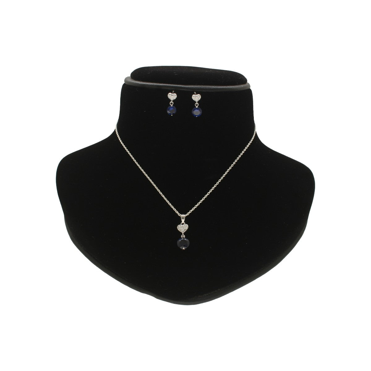 J Pearls Clara 925 Silver Pendant Set | Swadesiicart
