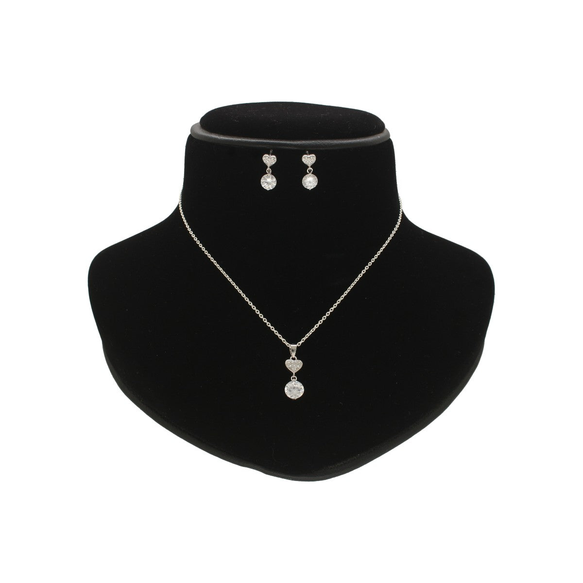 J Pearls Adora 925 Silver Pendant Set | Swadesiicart