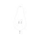 J Pearls Adora 925 Silver Pendant Set | Swadesiicart