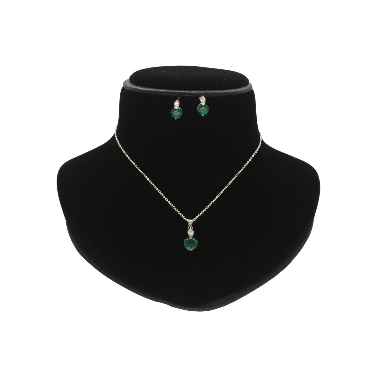 J Pearls Xeni 925 Silver Pendant Set | Swadesiicart