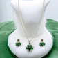 J Pearls Faris 925 Silver Pendant Set | Swadesiicart