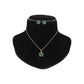 J Pearls Faris 925 Silver Pendant Set | Swadesiicart