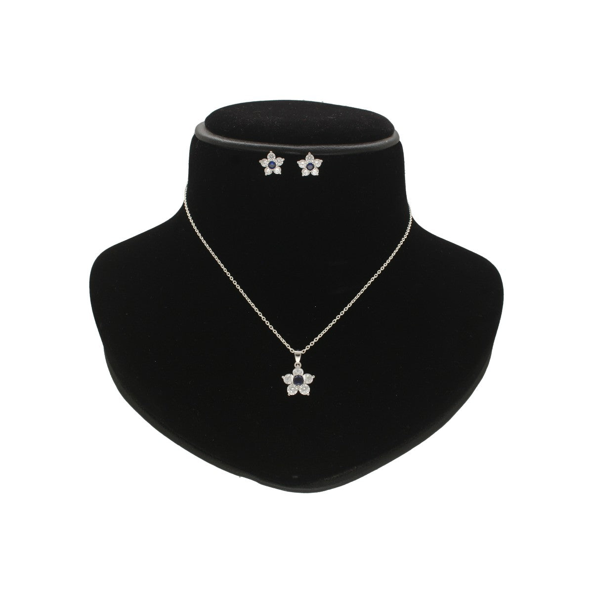 J Pearls Percy 925 Silver Pendant Set | Swadesiicart