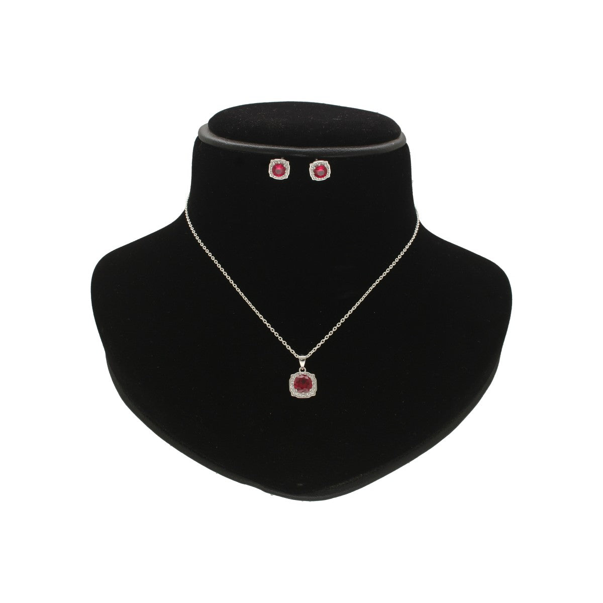 J Pearls Brielle 925 Silver Pendant Set | Swadesiicart