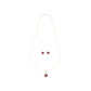 J Pearls Brielle 925 Silver Pendant Set | Swadesiicart
