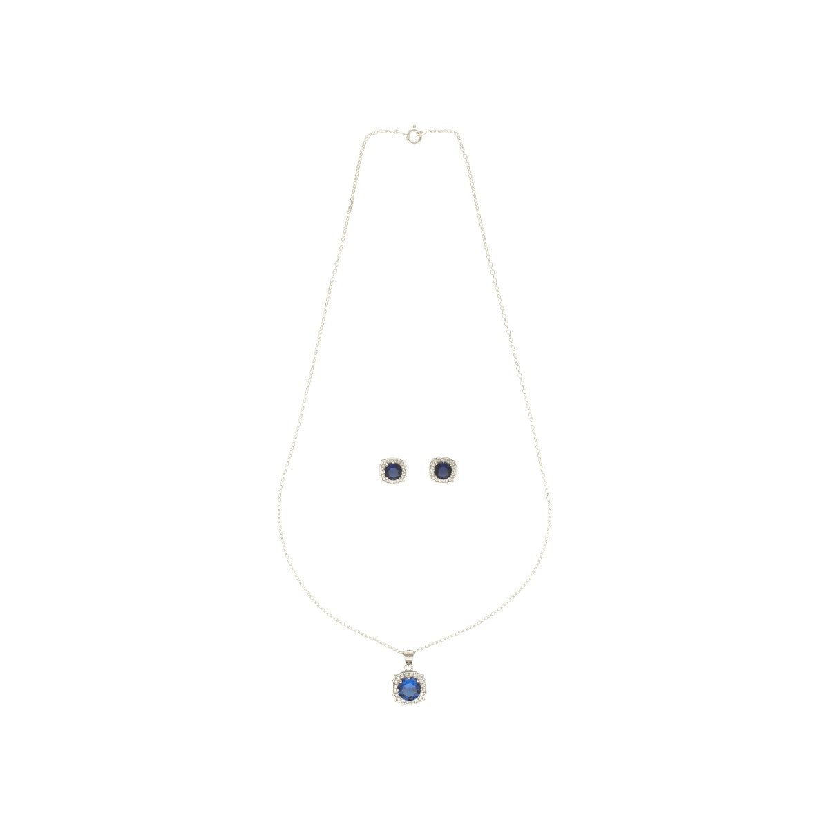 J Pearls Bella 925 Silver Pendant Set | Swadesiicart