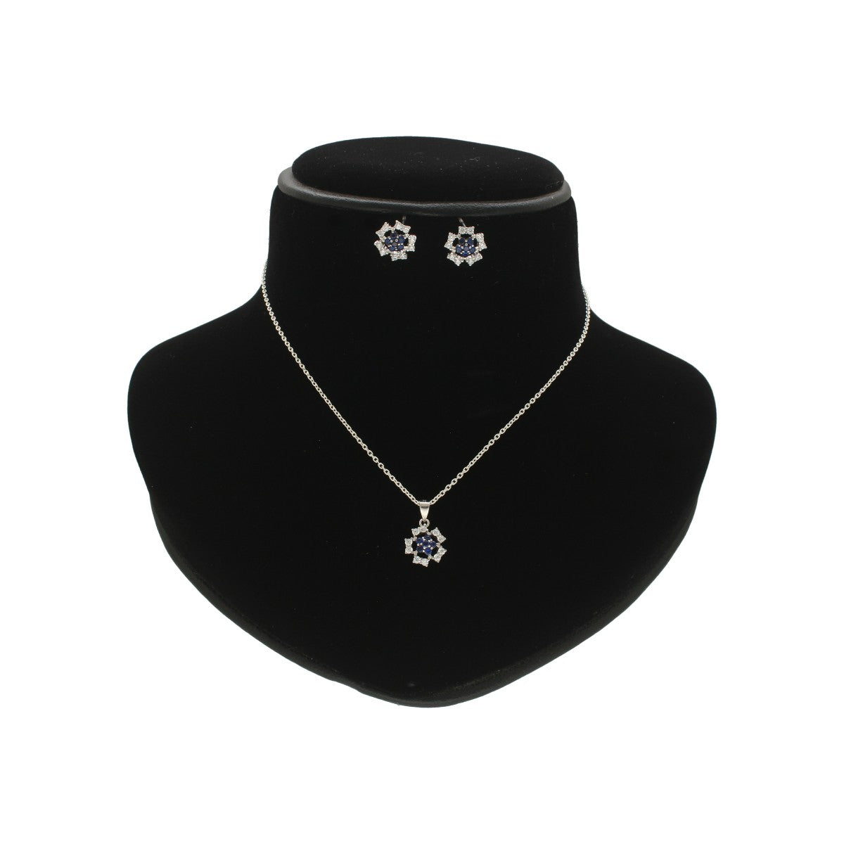 J Pearls Divin 925 Silver Pendant Set | Swadesiicart