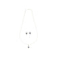 J Pearls Divin 925 Silver Pendant Set | Swadesiicart