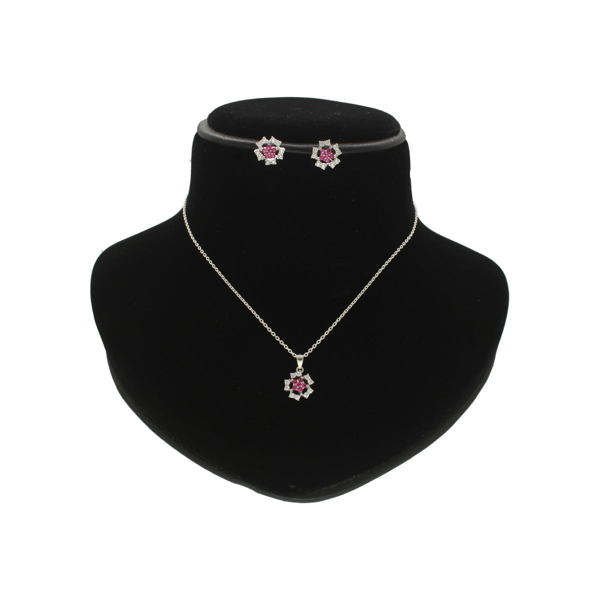 J Pearls Elinor 925 Silver Pendant Set | Swadesiicart
